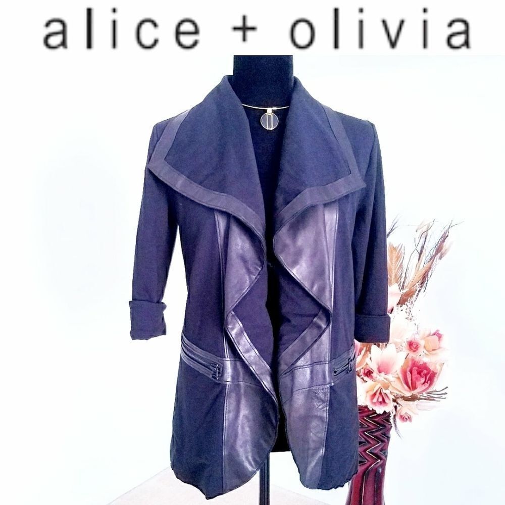 Alice + olivia cascading cardigan top